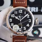 Swiss Copy Zenith Pilot Type 20 Extra Special in Steel Case Black Face 45mm